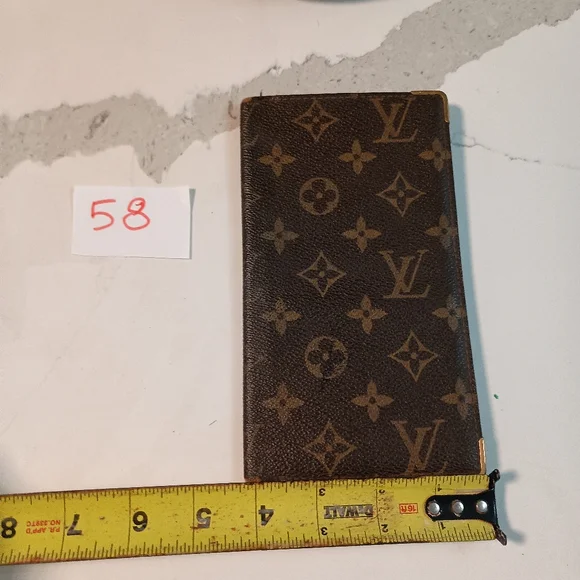 Authentic Louis Vuitton Monogram Checkbook Wallet - Picture 17 of 17